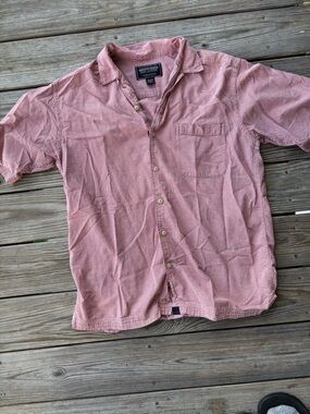 Beater Distressed Britches Red Checked Button Up Shirt - Unbranded